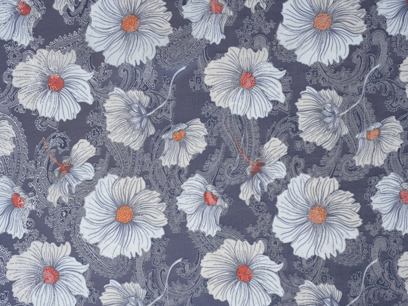 Polyesterové visóza Jacquard tlačená podšívka