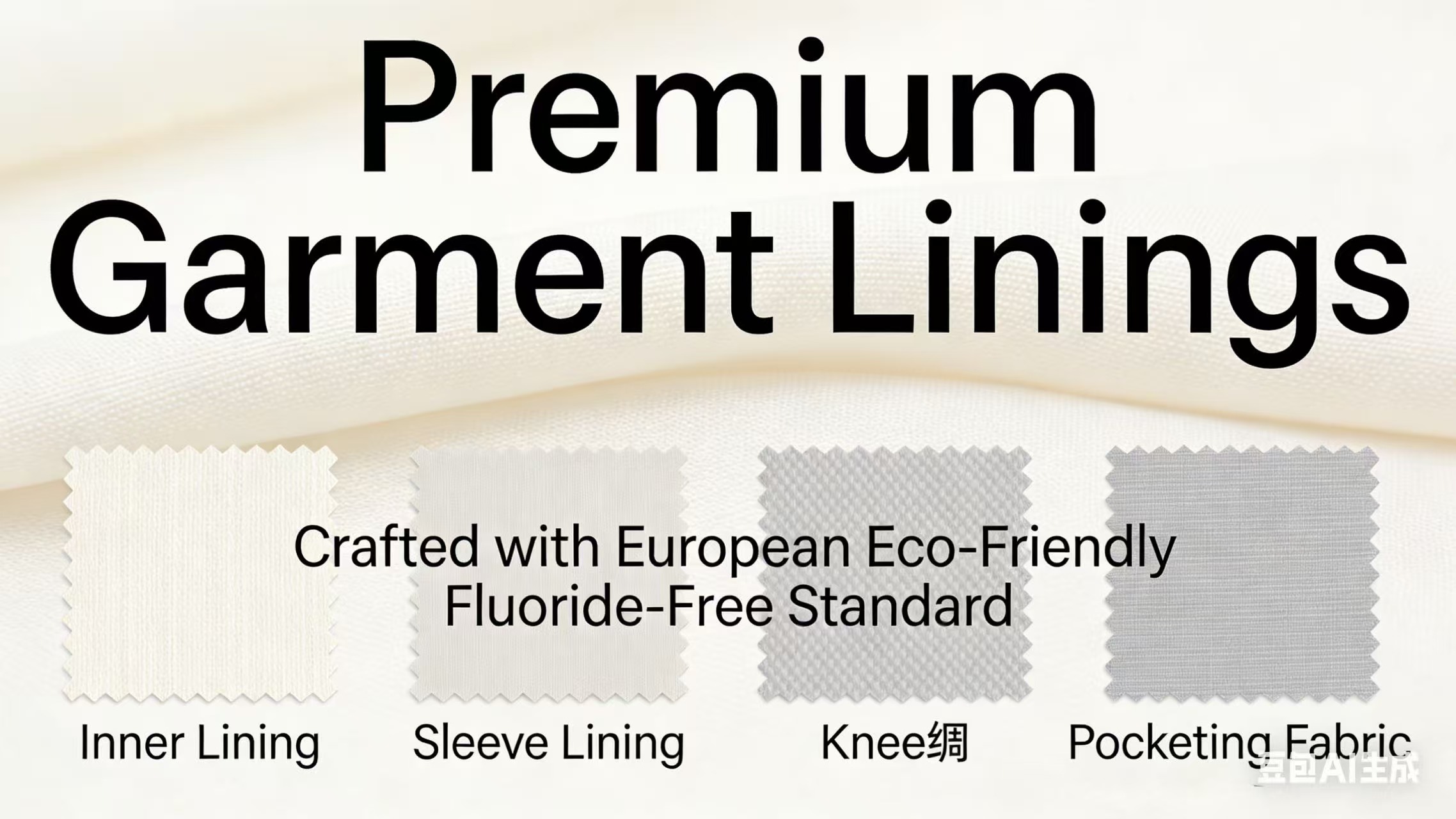 Odevné podšívky bez obsahu PFC spĺňajúce európske environmentálne normy
